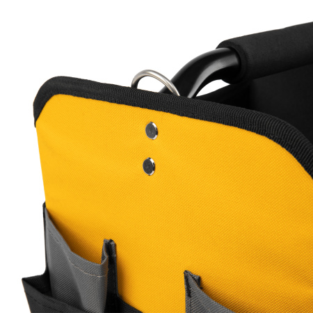 Переноска для инструмента, 260х240х300 мм, 22 кармана, наплечный ремень Denzel цена