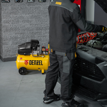 Компрессор воздушный прям. привод DCV1800/50, 1,8 кВт, 50 литров, 320 л/мин Denzel