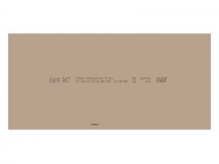 Гипсокартон Кнауф 2500х1200х12.5 мм