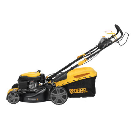 Газонокосилка бензиновая GLD-460SP-VE, 146 см3, шир. 46см, привод, вариатор, эл.старт, 60 л Denzel цена