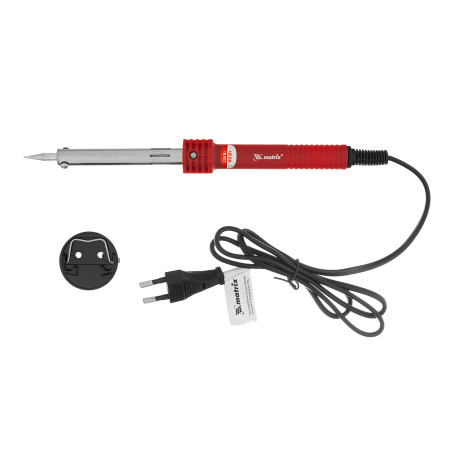 Паяльник, пластиковая рукоятка, медный наконечник с долговечным защитным покрытием, 220 В, 60 W Matrix цена