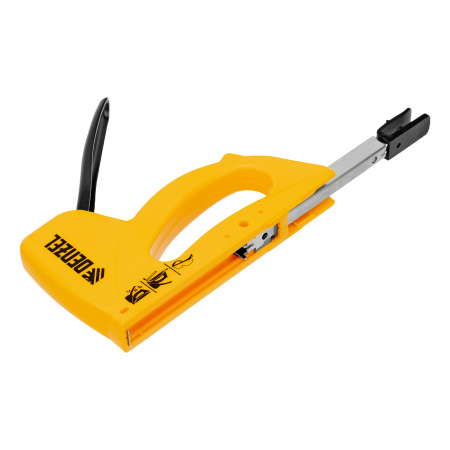 Степлер пластиковый, скобы в комплекте, тип 53, 6-10 мм Denzel цена