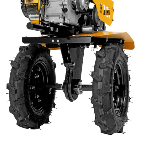 Мотоблок DPT-370S, 7 л.с., ремен.сцеп, фрез 3х4, ШОМ, передачи 3В/1Н Denzel