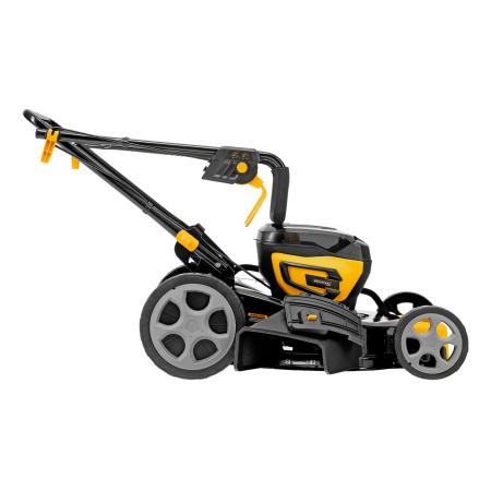 Газонокосилка аккумуляторная бесщет. DLM-460, 460 мм, травосб. 65 л., Li-Ion, 40 В Denzel цена