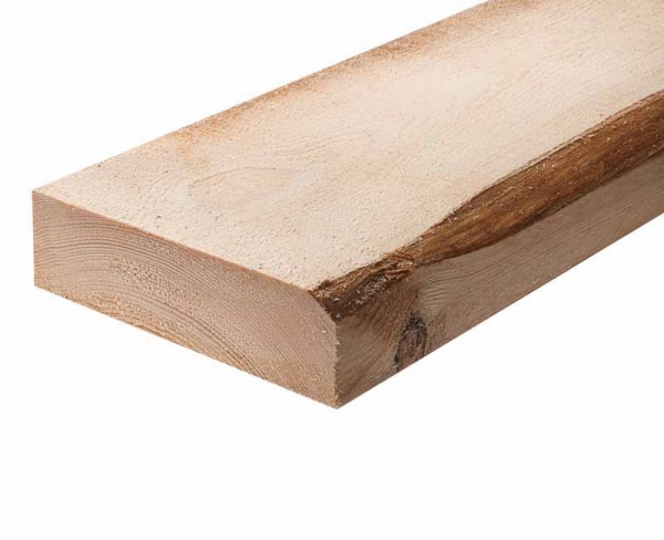 Доска обрезная 1-2 сорт 40х150х6000 мм Осина ТУ