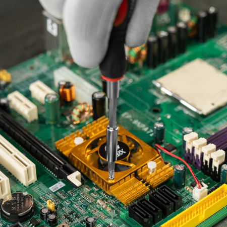 Отвертка для точных работ с насадками Fusion, 22 предмета, в пластиковом пенале Matrix