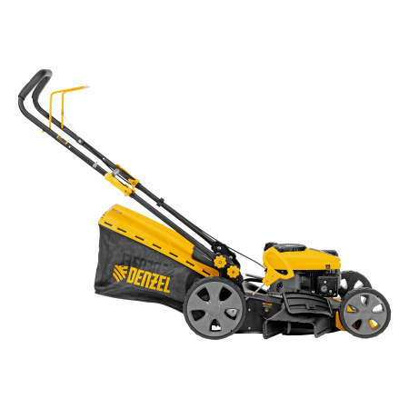 Газонокосилка бензиновая GLD-460-K, 150 см3, 46 см, 50 л// Denzel цена