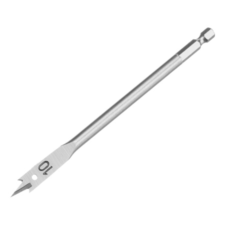 Сверло по дереву перовое, 10 мм шестигранный хвостовик Matrix