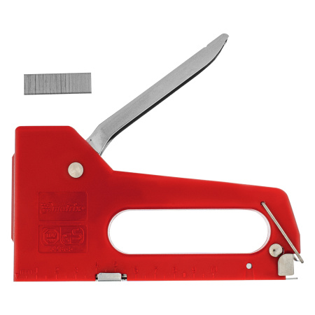 Степлер мебельный пластиковый, тип скобы 53, 4-8 мм Matrix цена