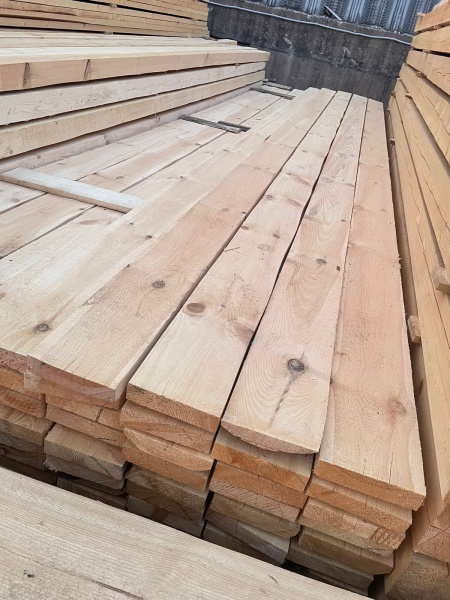 Доска обрезная 25х100х6000