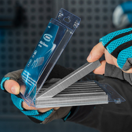 Скобы, 12 мм, для мебельного степлера, усиленные, тип 140,1250 шт Gross цена