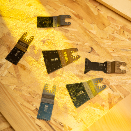 Набор насадок для МФИ по дереву и металлу, 6 шт Denzel