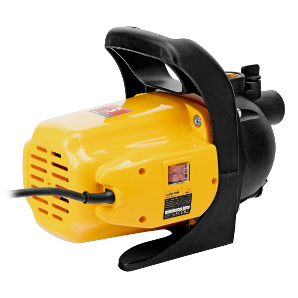 Садовый поверхностный насос GP 600, 600 Вт, 3000 л/ч, подъем 35 м, пластик Denzel