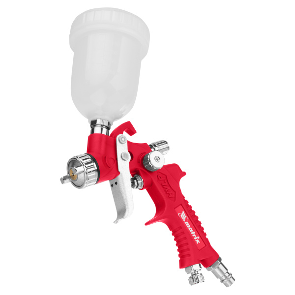 Краскораспылитель HVLP пневмат. с верхним бачком V= 0,1 л, сопло диаметром 0.8 мм Matrix цена