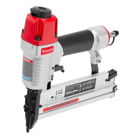 Нейлер-степлер пневматический 2 в 1, с регулировкой глубины забивания, гвозди 18GA, скобы 18GA Matrix цена