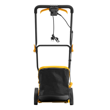 Газонокосилка электрическая GMC-1800, шир. 38см, 1800 Вт, 6 уров., травосб. 35 л Denzel цена