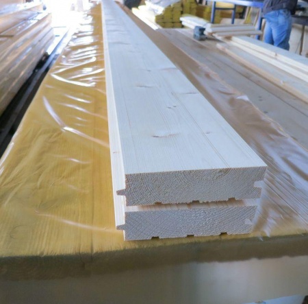 Доска пола шпунтованная 28х110х4000 сорт АБ Хвоя 0.44м2