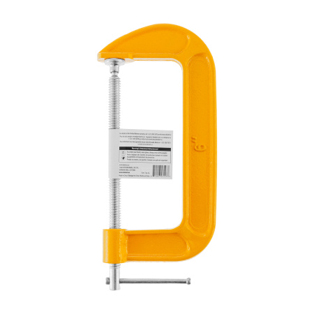 Струбцина G-образная, 6", 150 мм// Denzel цена