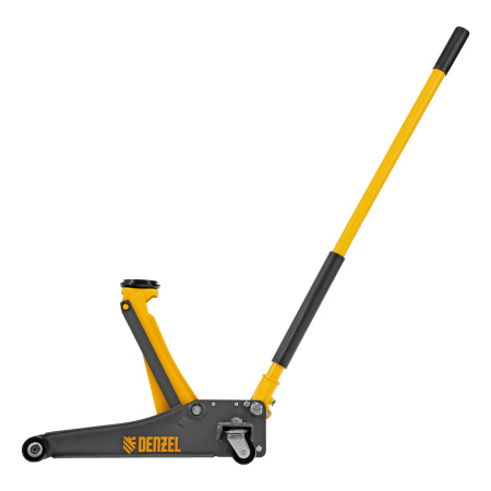 Домкрат гидравлический подкатной, 2,5 т, 85-430 мм, быстрый подъем, низкий подхват, проф. Denzel цена