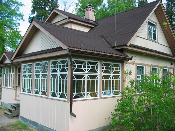 Кровельный лист Ондулин коричневый 1,95х0,95 м 3 мм