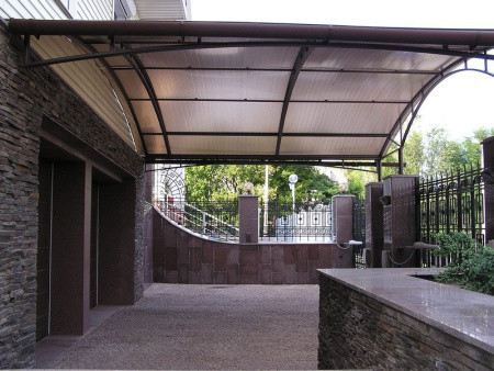 Поликарбонат сотовый 4 мм 2.1х12 м цвет коричневый