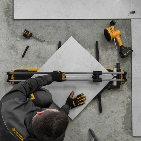 Плиткорез 1000х14мм, цельнометал. напр., каретка на подш., стальная станина, рукоятка-пенал Denzel цена