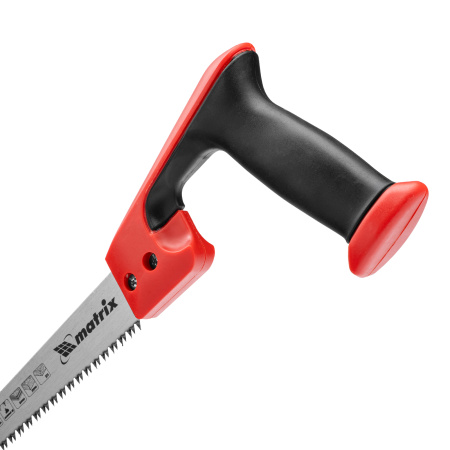 Ножовка по дереву выкружная, 300 мм, каленый зуб, двухкомпонентная рукоятка Matrix цена