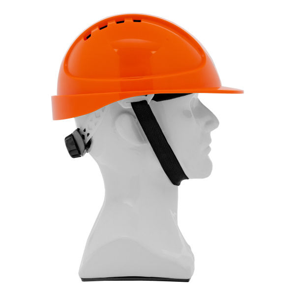 Каска защитная ударопрочная, ABS/PC, плавная регулировка, модель «Форвард» (К-05)оранж. Denzel цена