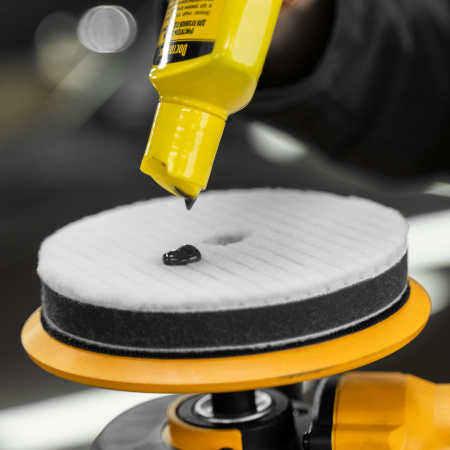 Насадка полировальная "под липучку", 150 мм, короткая плетеная шерстяная нить Matrix