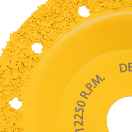 Чашка твёрдосплавная зачистная,125 мм, Плоская, среднее зерно #16// Denzel