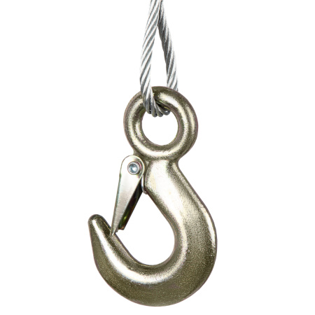 Лебедка шестеренчатая, тяга 0.8 т, тросовая Matrix цена