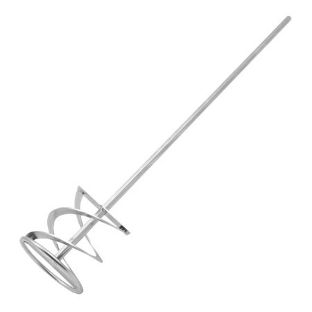 Миксер для красок и штукатурных смесей, 100 х 600 мм, оцинкованный, шестигранный хвостовик 10мм Denzel цена