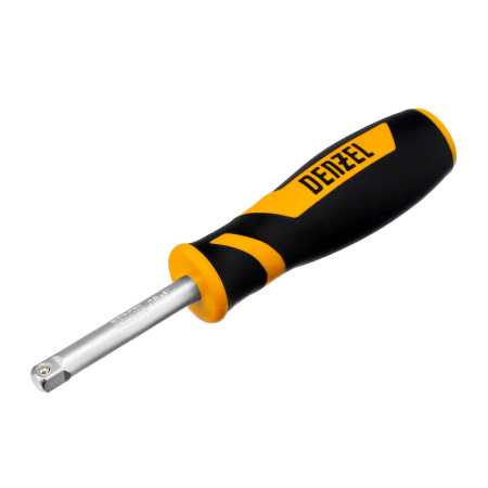 Набор инструментов, 1/2", 1/4", CrV, S2, пластиковый кейс, 109 предметов Denzel