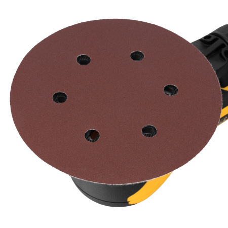 Машина шлифовальная орбитальная бесщет OS-150-BL, 350 Вт, 4000-10000 об/мин Denzel цена