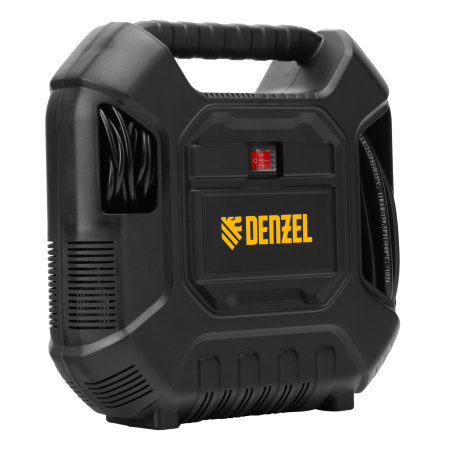 Компрессор воздушный DL1100 1.1 кВт, 180 л/мин, с набором аксессуаров Denzel