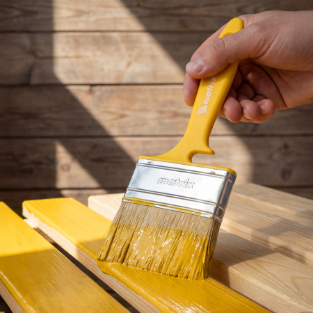 Кисть флейцевая "Лаки" Color Line 100 х 12 мм Matrix цена