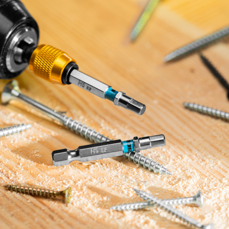 Бита HEX 5х50мм, сталь S2, шестигр., 10 шт. Gross