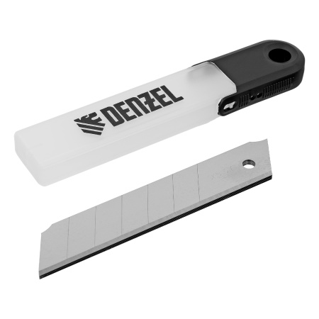 Лезвия, 25 мм, сталь SK5 - 0,7 мм, 5 штук Denzel