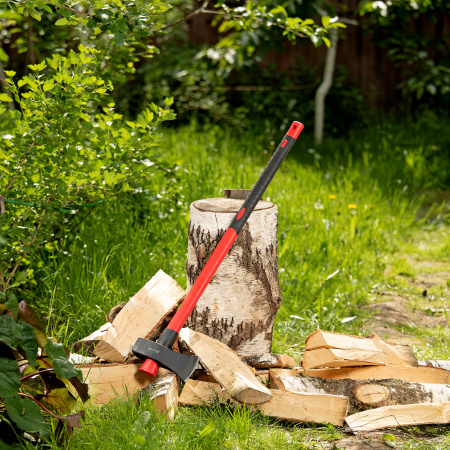 Колун, 2700 г, фибергласовое обрезиненное топорище 900 мм Matrix цена