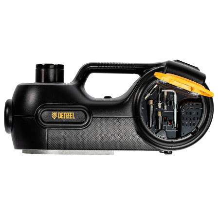 Домкрат электрогидравлический «3 в 1» (1,5 т), 12В, с гайковертом электрическим, в наборе  Denzel цена