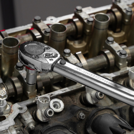 Ключ динамометрический, 42-210 Нм, 1/2, CrV, хромированный Matrix