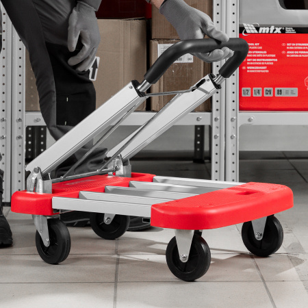 Тележка хозяйственная, телескопическая, грузоподъемность 150 кг Matrix цена