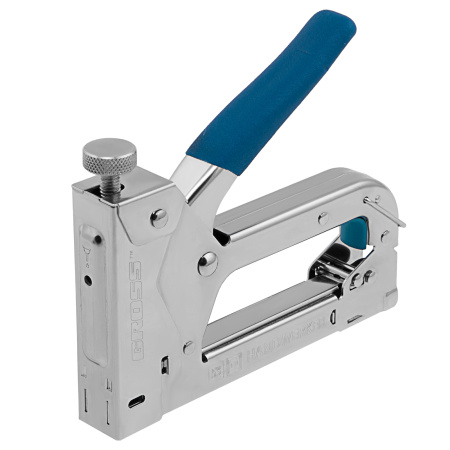 Степлер мебельный регулируемый (Handwerker) стальной корпус, тип скобы 53, 4-14 мм Gross цена