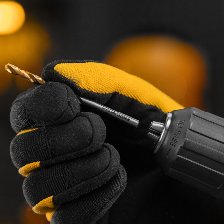 Сверло спиральное по металлу 4,5 x 80 мм, Р6М5, Golden Tip  Denzel