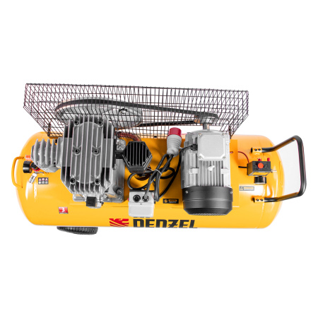 Компрессор воздушный, ременный привод BCI4000-T/200, 4.0 кВт, 200 литров, 690 л/мин Denzel