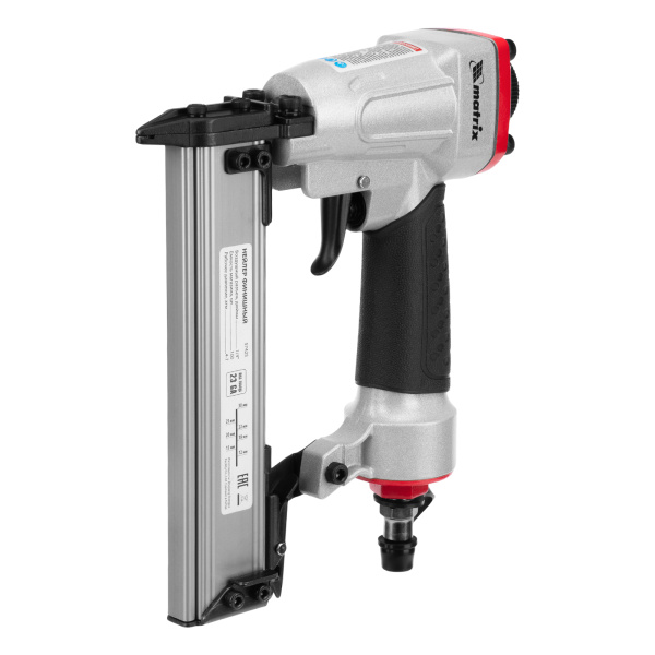 Нейлер финишный, шпилькозабивной пистолет, пневматический, гвоздь 23GA D 0.64 мм  длина 10-30 мм Matrix цена