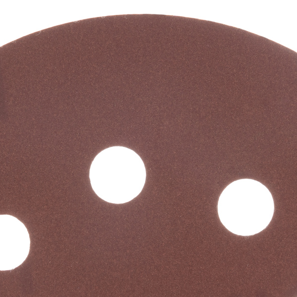 Круг абразивный на ворсовой подложке под "липучку", перфорированный, P 400, 125 мм, 5 шт Matrix