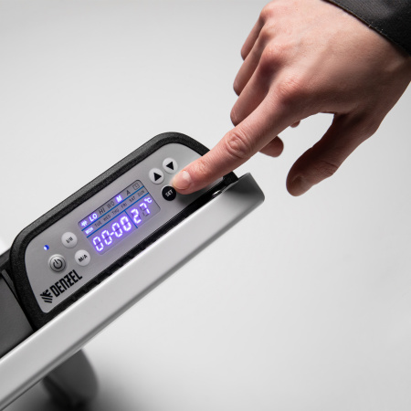 Конвектор гибридный электрический HybridX-1000, ИК нагреватель, цифровой термостат Denzel