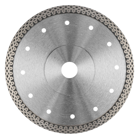 Диск алмазный, 180 х 22.2 мм, тонкий, сплошной (Jaguar) мокрая резка Gross