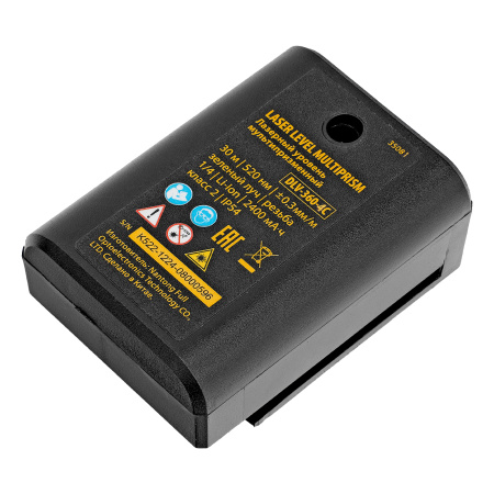 Лазерный уровень мультипризменный DLV-360-4C, 30 м, зеленый луч, Li-Ion 2,4 Aч, кейс// Denzel цена